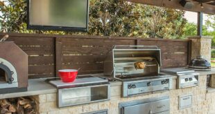 outdoor kitchen