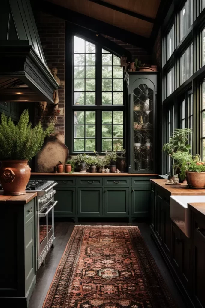 moody kitchen