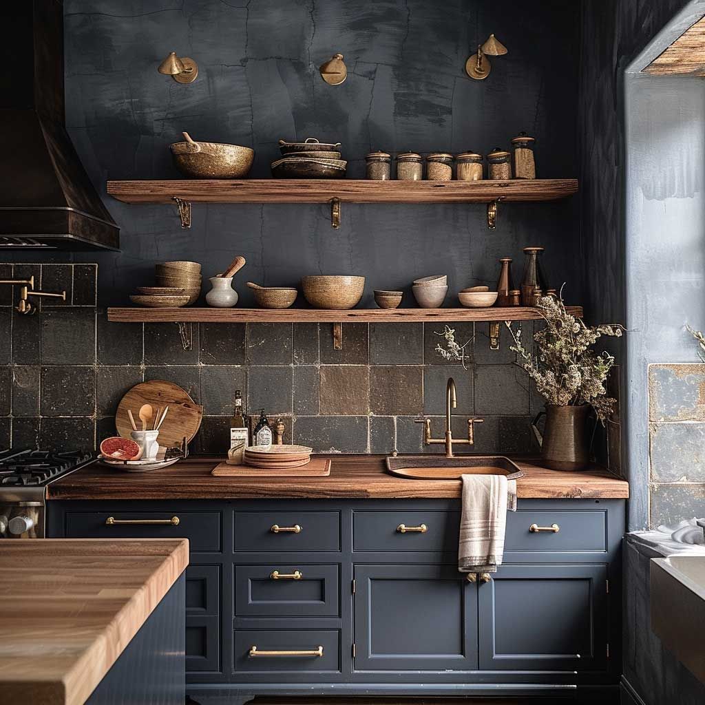 The Moody Kitchen: How to Embrace Dark Colors and Emotions in Your Home