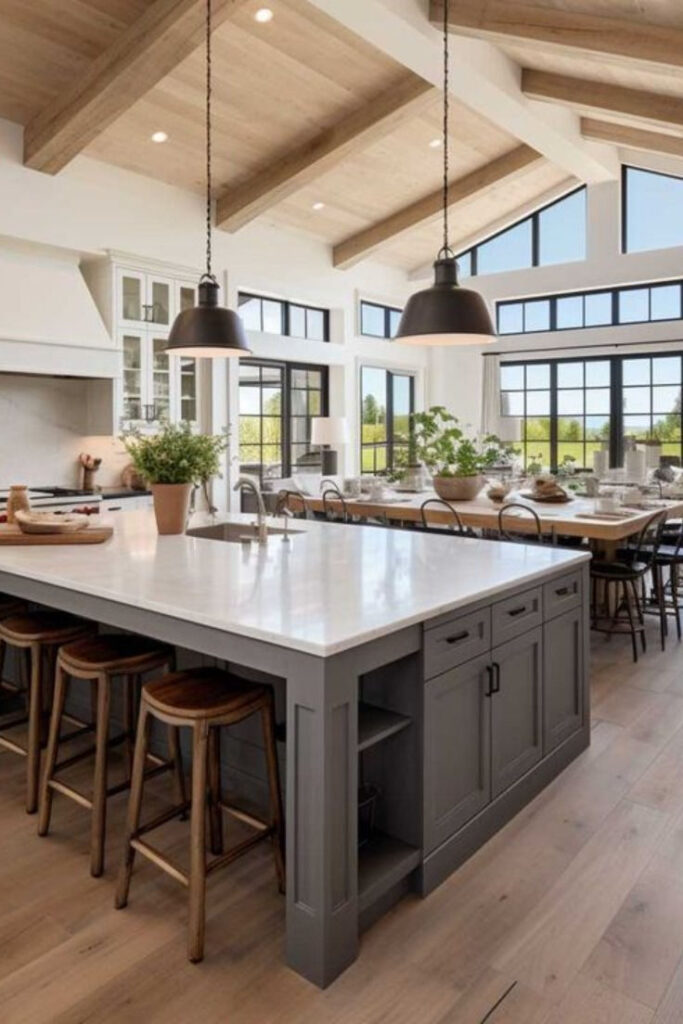 modern farmhouse kitchens