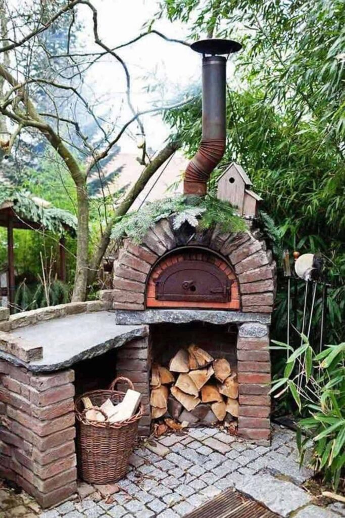 outdoor kitchen