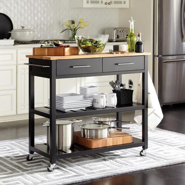 The Versatile and Stylish Kitchen Cart: Your Ultimate Organizational Solution