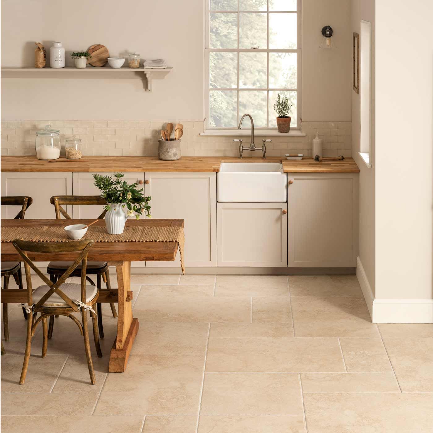 Tile Trends: Transforming Your Kitchen  with Stylish Floor Tiles