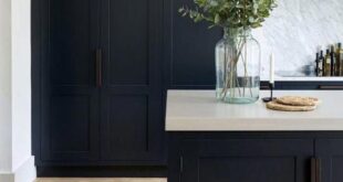 black kitchen cabinets