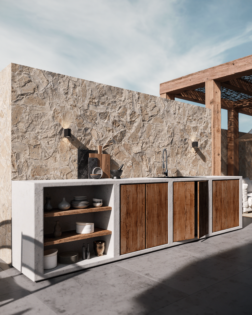 outdoor kitchen design