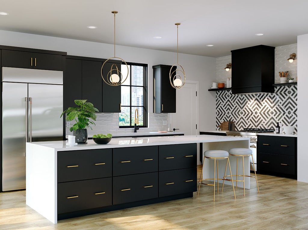 Black Kitchen & Bathroom Cabinets - Waypoint Living Spac