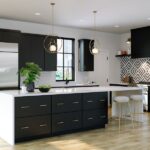 Modern Black Kitchen Cabinets | Mudosi Kitchen and Ba