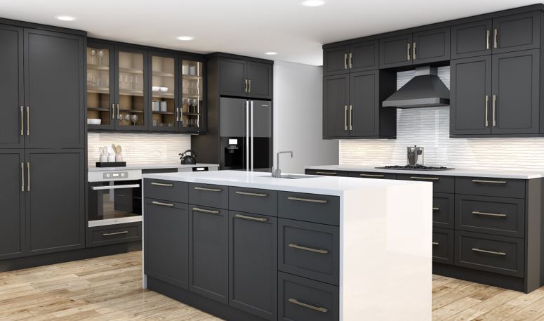 Modern black kitchen cabinets are the newest design tre