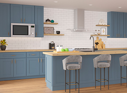 Blue Kitchen Cabinets - Stylish, High-Quality, and Durab