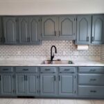 Blue-Gray Cabinetry | Blue gray kitchen cabinets, Painted kitchen .