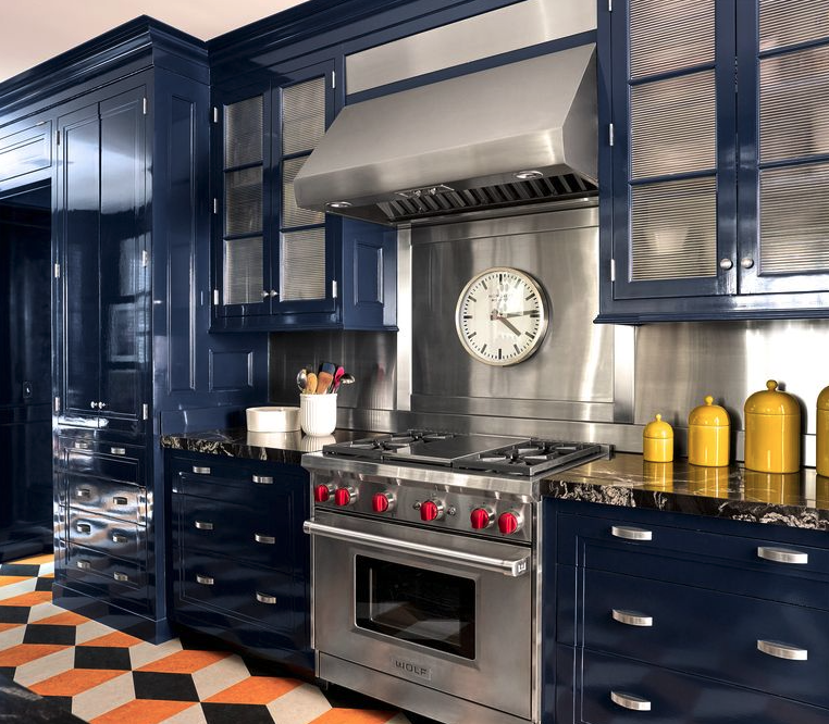 30 Bold Blue Kitchens That Are at the Height of Good Tas