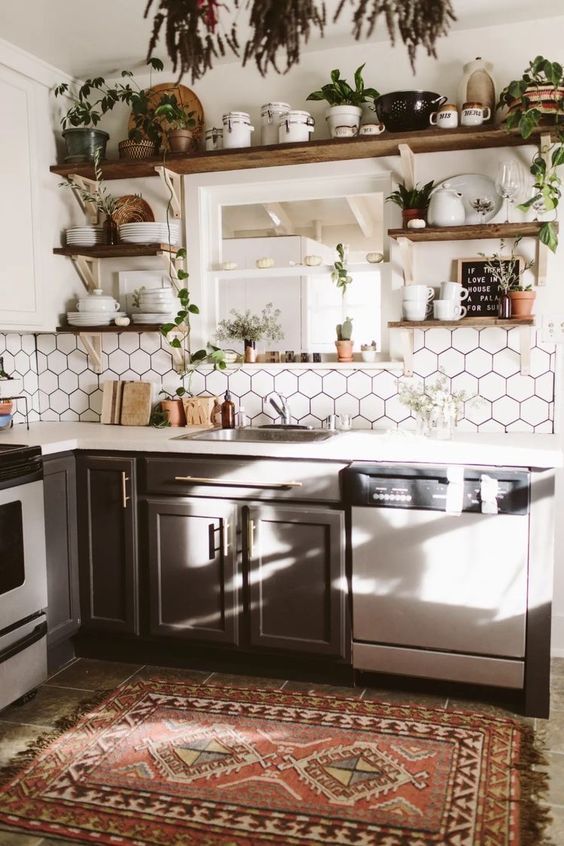 35+ Boho Kitchen Decor Ideas | Momooze.com | Boho kitchen decor .