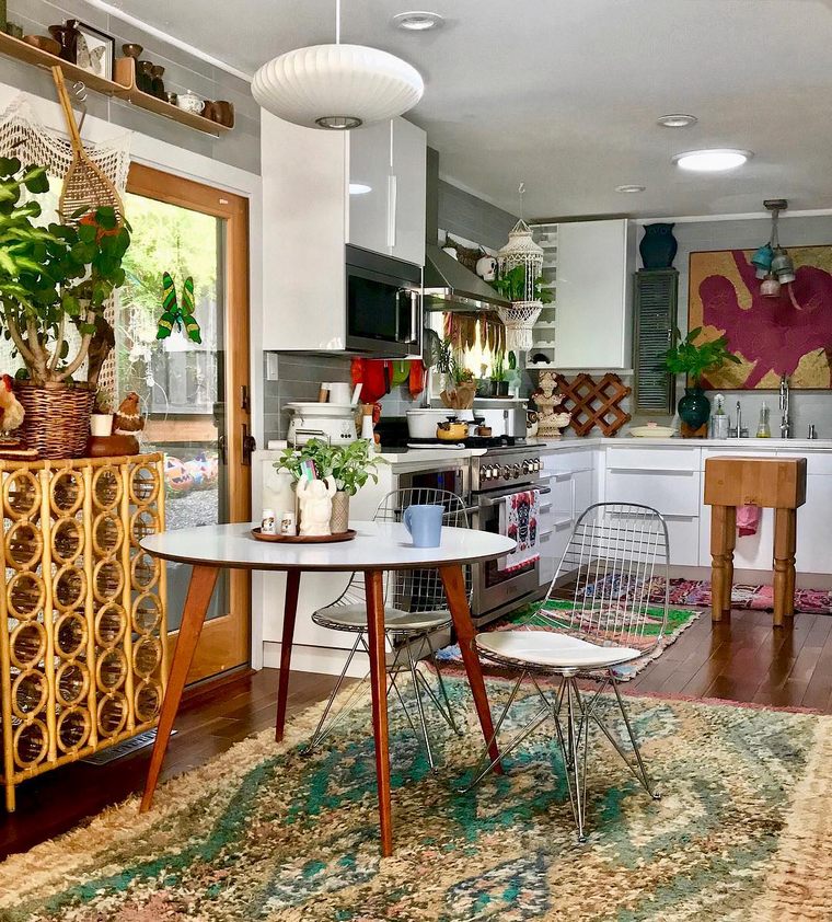 15 Amazing Boho Kitchen Decor Ideas You Can Use - A House in the Hil