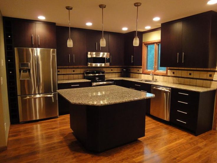 Black and Brown Kitchen Cabinets | digital imagery above, is .