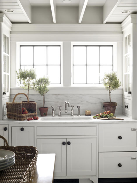 Love: White Cottage Kitchens - The Inspired Ro