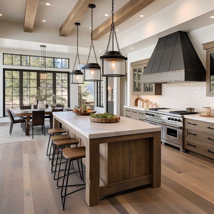 7+ Ways to Perfect Your Open Concept Modern Farmhouse Kitchen .