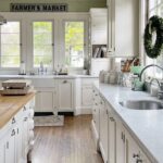 How to Decorate a Winter White Farmhouse Kitchen - MY 100 YEAR OLD .