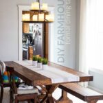 DIY Farmhouse Formal Dining Table - Catz in the Kitch