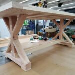 DIY - Budget Farmhouse Kitchen Table : r/woodworki