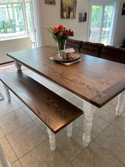 Farmhouse Kitchen Tables (Turned Legs) – Barn to Table Rusti