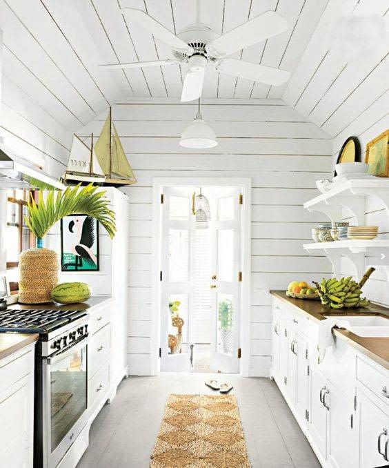 8 Galley Kitchen Ideas That Don't Feel Claustrophobic | Beach .