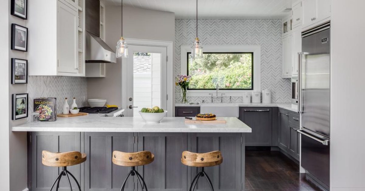 How to: Make a White and Gray Kitchen Stand O