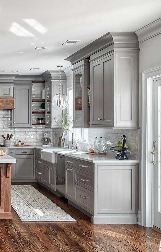 25 Best Gray Kitchen Cabinets Ideas for 2024 | Decor Home Ideas .