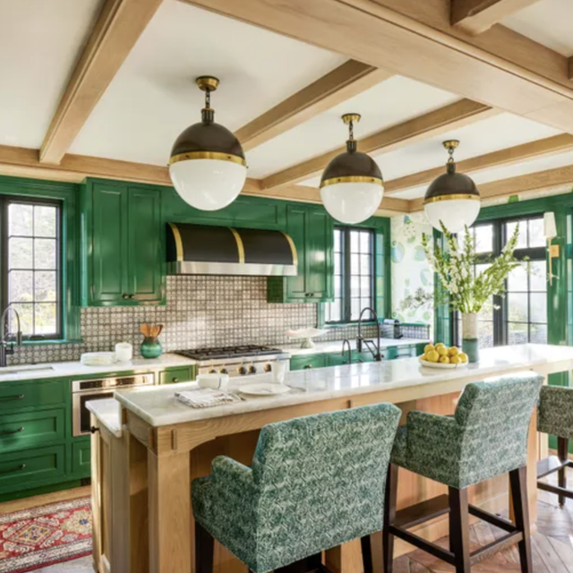 15 Best Green Kitchens - Ideas for Green Kitchen Desi