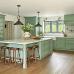 10 Gorgeous Green Paints for Kitchen Islands and Cabine