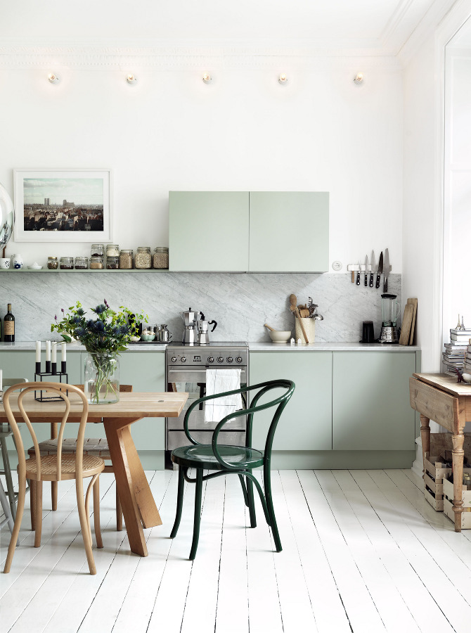 Green Kitchen Cabinets | Centsational Sty