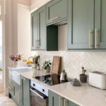 Sage Green Kitchen Cabinets: Farmhouse Kitchen | Modern kitchen .