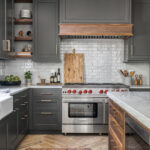 Dark Grey Kitchen - Home Bunch Interior Design Ide