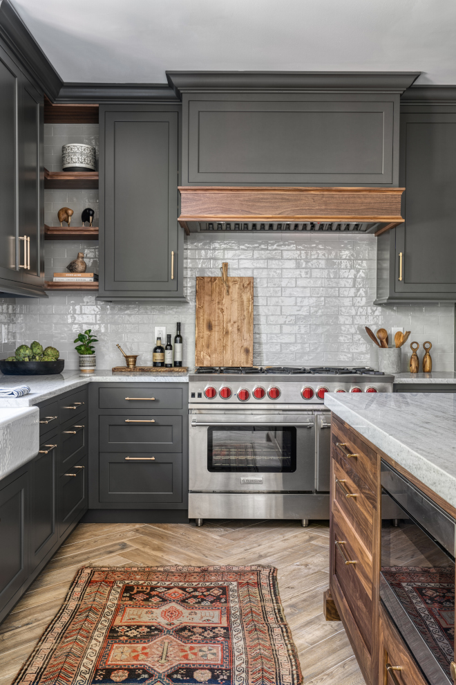 Dark Grey Kitchen - Home Bunch Interior Design Ide