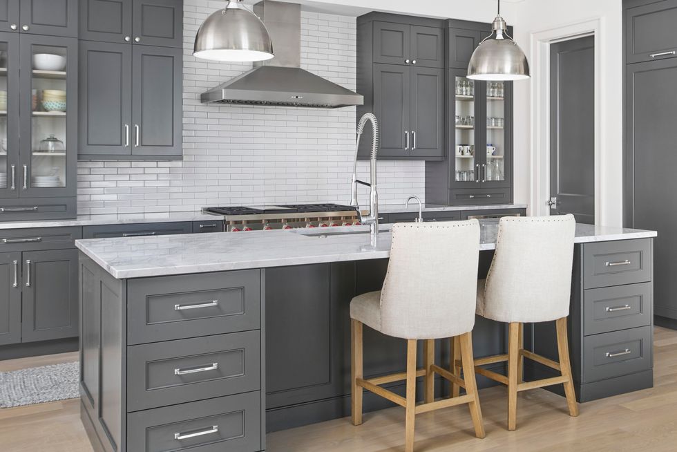 33 Sophisticated Gray Kitchen Ideas - Chic Gray Kitche