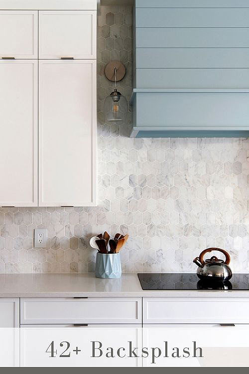 42+ Backsplash for White Cabinets ( TRENDY & STYLISH ) - Backspla