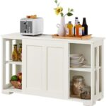 Amazon.com - Yaheetech Storage Cabinet Kitchen Buffet Cabinet .