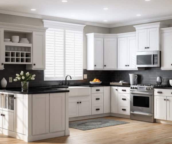 White - Kitchen Cabinets - Kitchen - The Home Dep