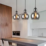 Kitchen Pendant Light Bar Ceiling Lights Modern Lamp Glass .