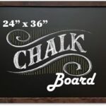 Amazon.com : Loddie Doddie Magnetic Chalk Board - 24"x36" - for .