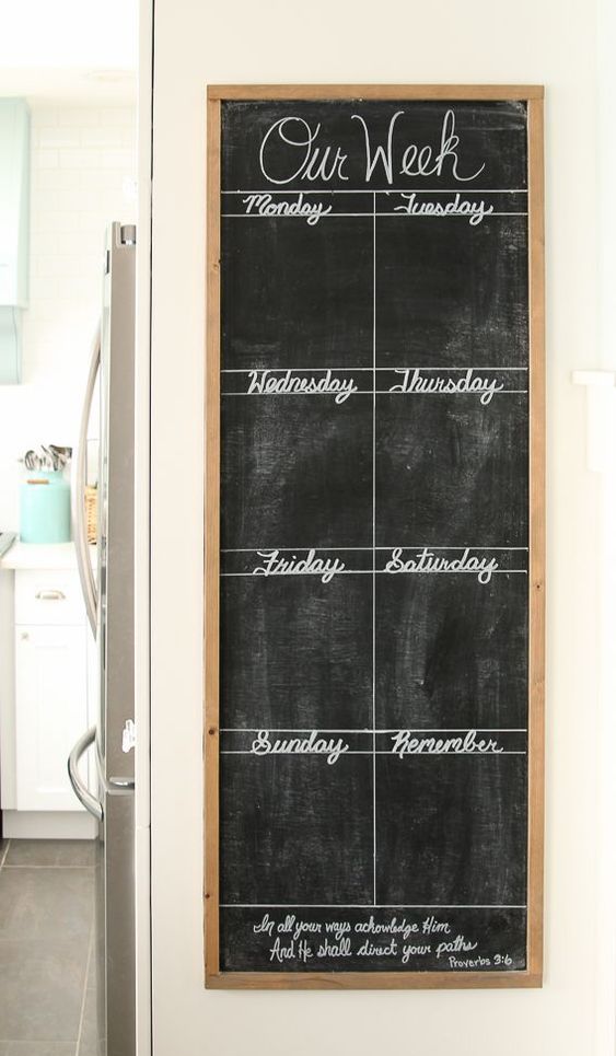 49 Creative Chalkboard Ideas For Kitchen Décor - DigsDi