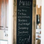 DIY Farmhouse Kitchen Chalkboard Sign | Kitchen chalkboard .