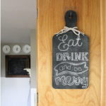 Easy DIY Kitchen Chalkboard - Love Grows Wi