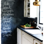 Paint Your Kitchen Cabinets with Chalkboard Paint — Overalls & Sawdu