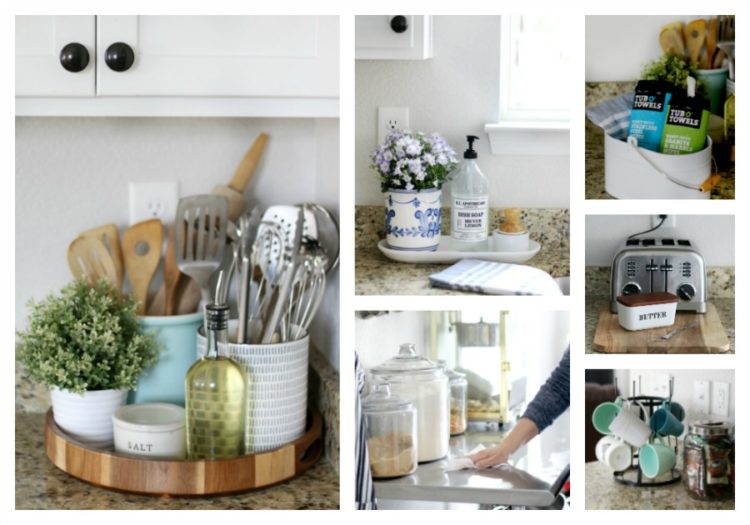 How to Style and Clean Kitchen Countertops - Gluesticks Bl