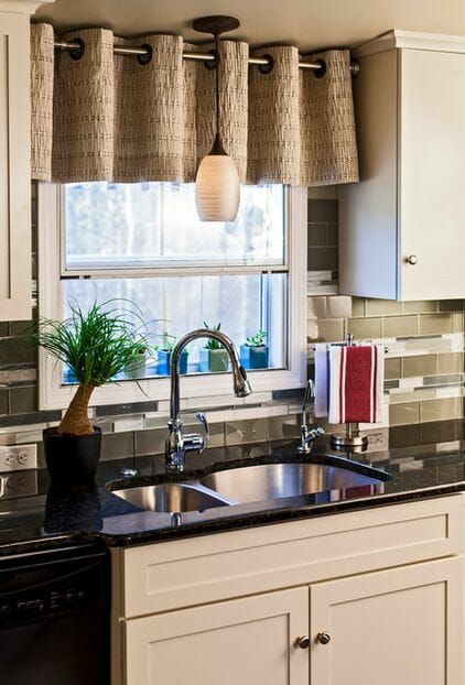 What a Difference Kitchen Curtains Make | Modernize | Cortinas .