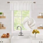 Linen Blend Short Kitchen Curtains For Small Windows : Targ