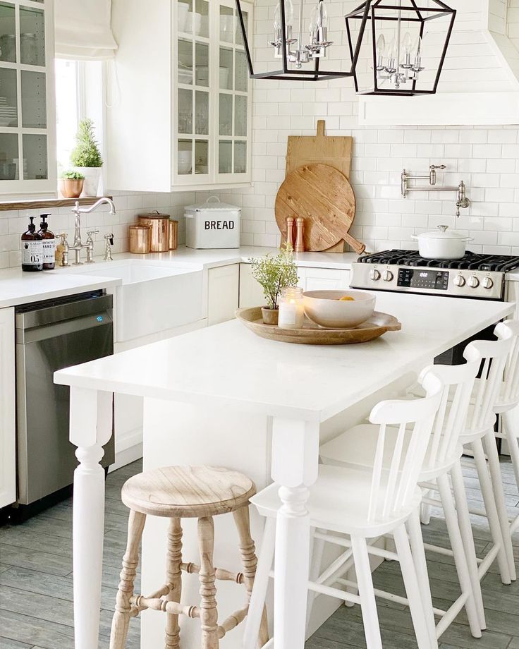 23 Modern Farmhouse Kitchen Decor Ideas | Kitchen decor, Farmhouse .