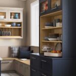 Dark Blue Tall Kitchen Dresser | Modern kitchen dresser, Kitchen .