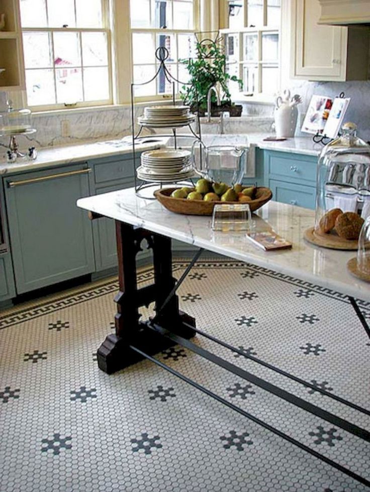 39+ Beautiful Kitchen Floor Tiles Design Ideas | Kitchen tiles .