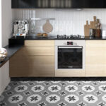 Rock Patterned Geometric Tile In Your Kitchen_blossom patterned .